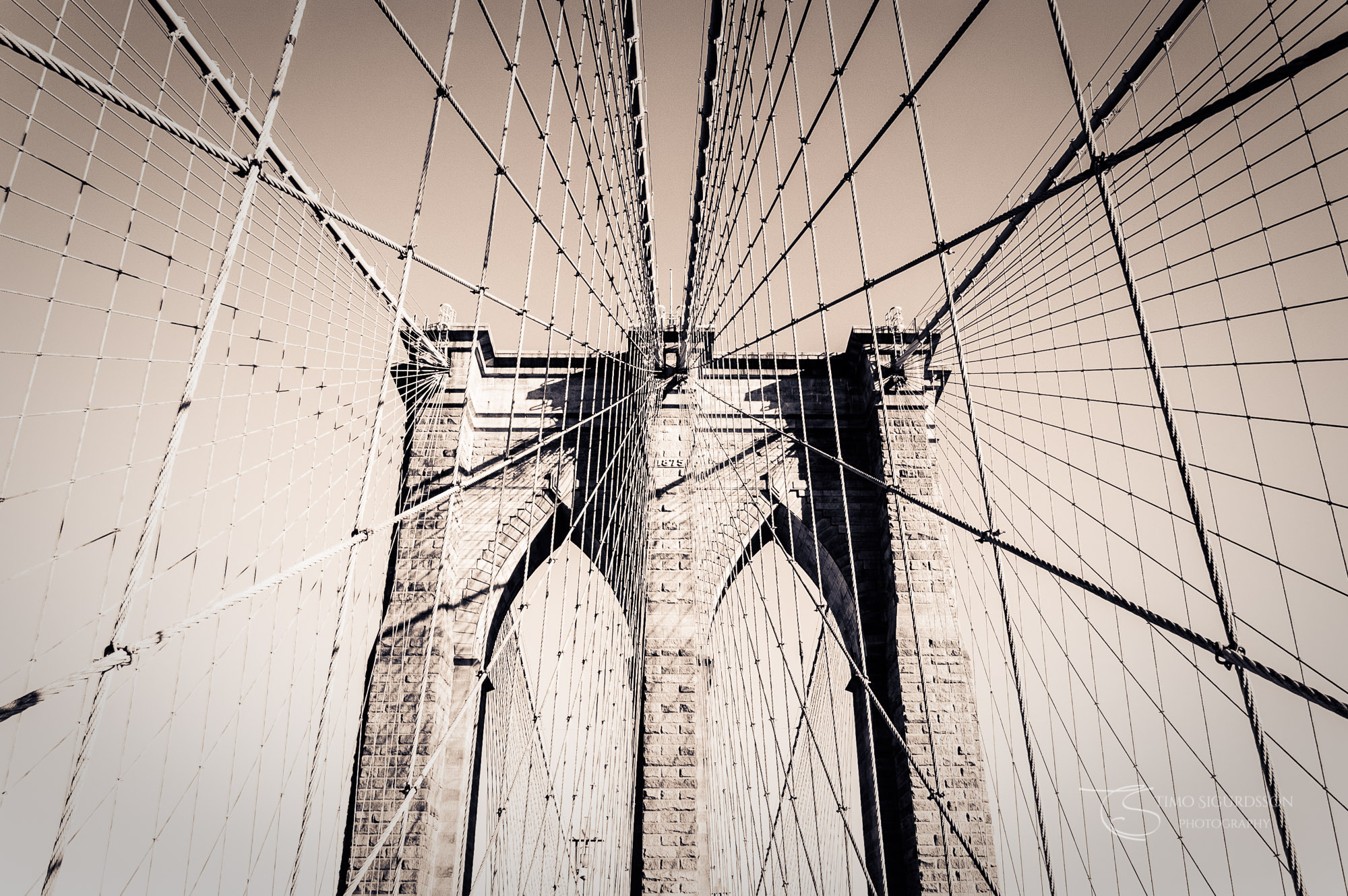 New York City, USA. Brooklyn Bridge.